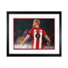 Oli McBurnie Signed Framed Photo