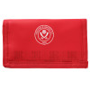 Crest Pattern Velcro Wallet