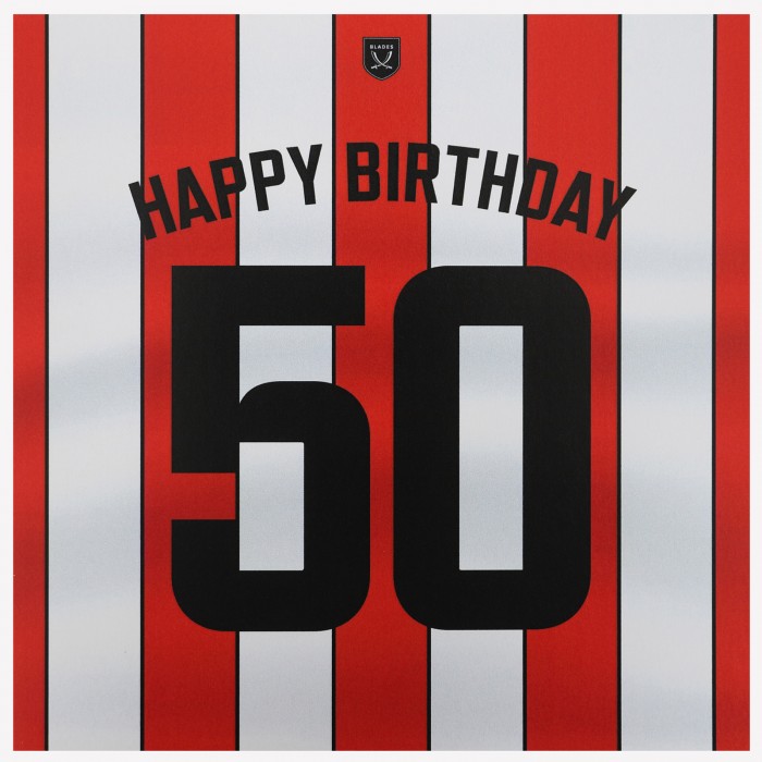 SUFC 50th Card 