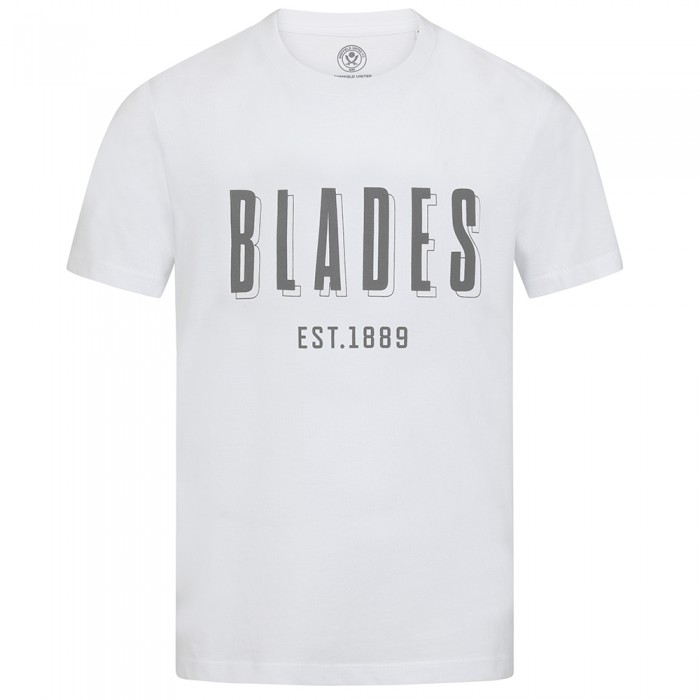 Junior Blades 1889 Tee White/Grey