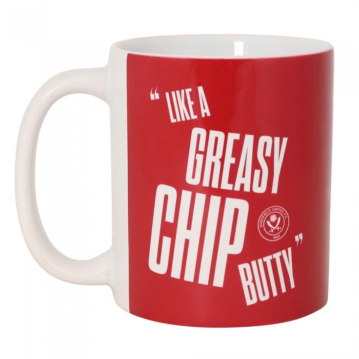 Chip Butty Mug Red