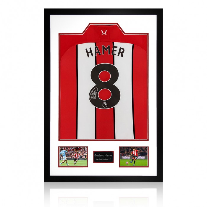 Gustavo Hamer Signed 23/24 Shirt Display