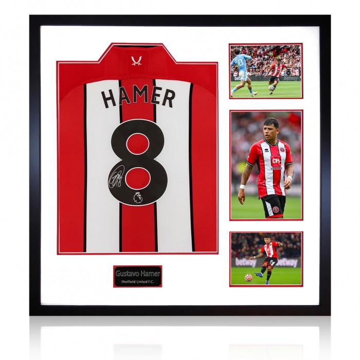 Gustavo Hamer Signed 23/24 Shirt Display Large